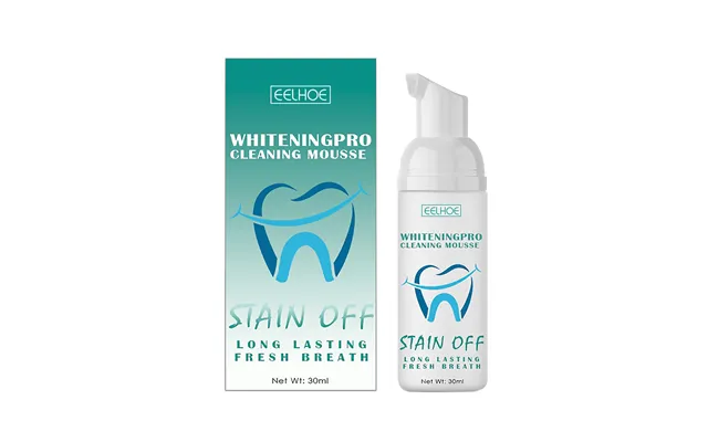 Eelhoe Teeth Whitening Cleansing Mousse Deep Cleans Teeth Stains Fresh Breath Whitening Teeth Toothpaste