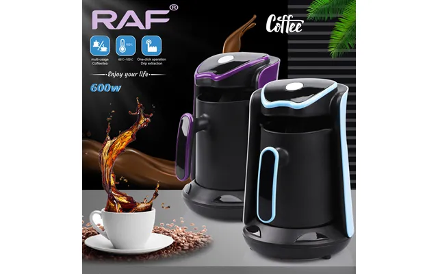 Electric Coffee Pot Stainless Steel Coffee Maker Electric Pot Portable Can Make 4cups Household Automatic Turkish Coffee