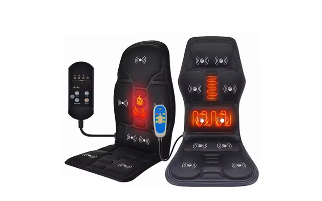 Electric Heating Waist Massager For Car Chair Office Lumbar Neck Infrare Heated Vibration Cushion Shoulder Back Massage