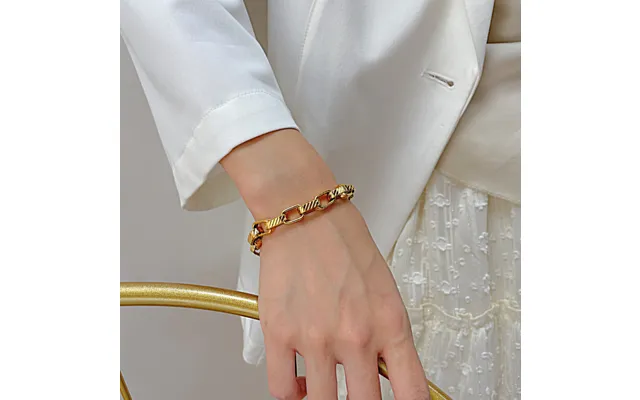 European And American Fashion Personality Hip-hop Style Stainless Steel Accessories Trend Diagonal Men's And Women's Tit