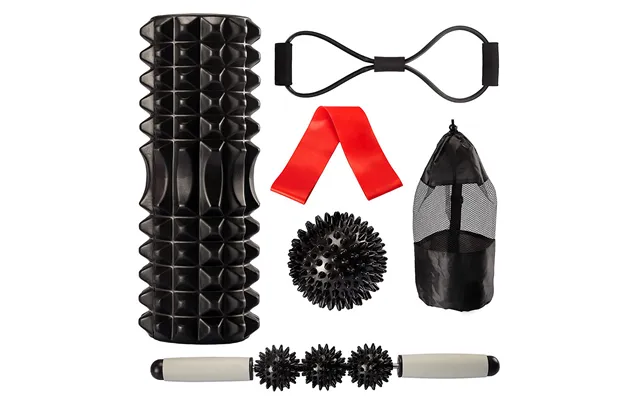 Eva Crescent Yoga Column Foam Shaft Set Hedgehog Massage Stick Sole Fascia Ball Pilates Hip Tension Ring