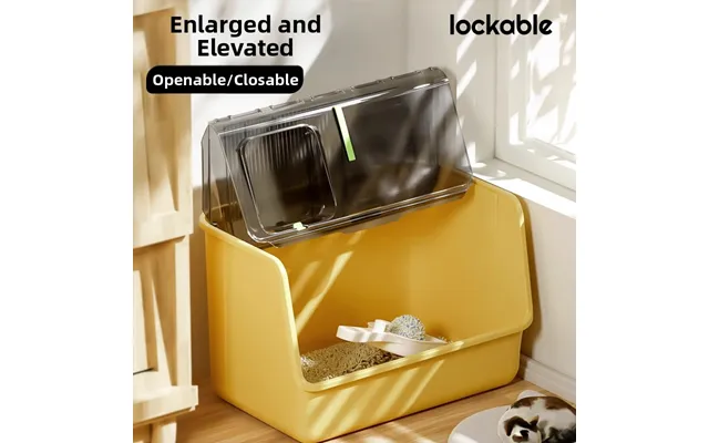 Extra Large Fully Enclosed Litter Box For Kittens Splash Proof Odor Proof Litter Proof Prevents Litter From Spilling Out