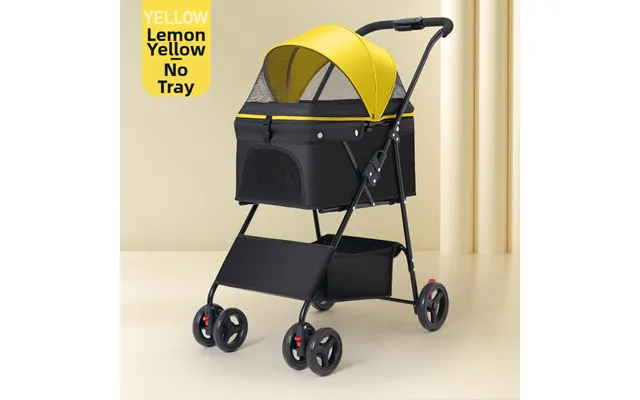Extra Large Pet Stroller Portable Foldable And Detachable For Cat Or Dog Walking Car Carrying And Outings Supplies