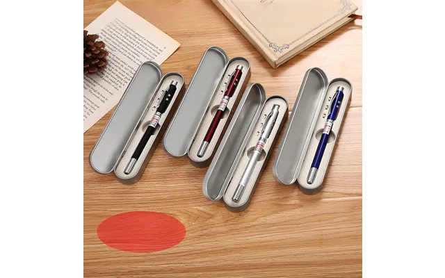 Factory Direct Four-in-one Multi-function Laser Pointer Pen Type Red Laser Infrared Retractable Pointer Pen Ballpoint Pe