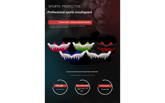 Fangs Vampire Fist Braces Teeth Guard Muay Thai Fighting Fighting Taekwondo Sanda Protective Gear