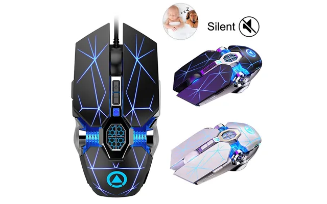 Farfi A7 2.4g Wireless Portable Rechargeable Mute Backlit Gaming Mouse For Laptops