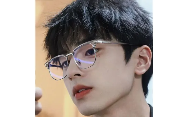 Fashion Fashion Classic Semi Rimless Anti Blue Light Blocking Glasses For Men Square Ray Filter Eyeglasses Frames Comput