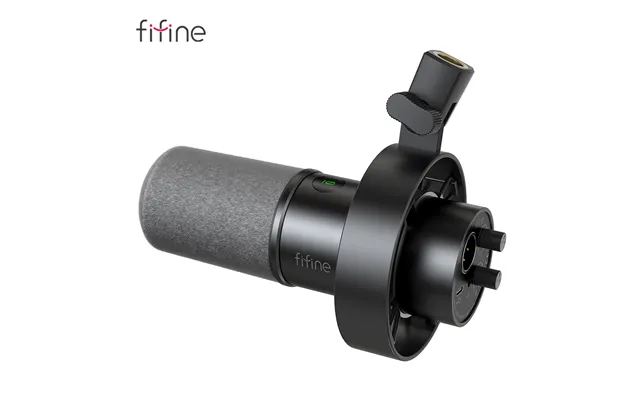 Fifine Usb Xlr Dynamic Microphone With Shock Mount - Touch-mute