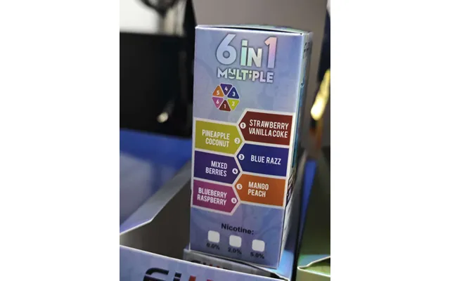 Fihp Multi 120k Einweg-e-zigarette Mit Led-bildschirm - 6 Verschiedene Geschmacksrichtungen