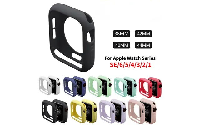 Flexible Soft Tpu Protective Bumper Cover For Apple Watch 7 6 5 4 3 2 1 Se Applewatch Series 38mm 42mm 40mm 44mm 41mm 45