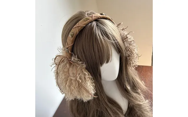 Folding Enlarging Long Plush For Warmth - Making The Face Look Small Warm