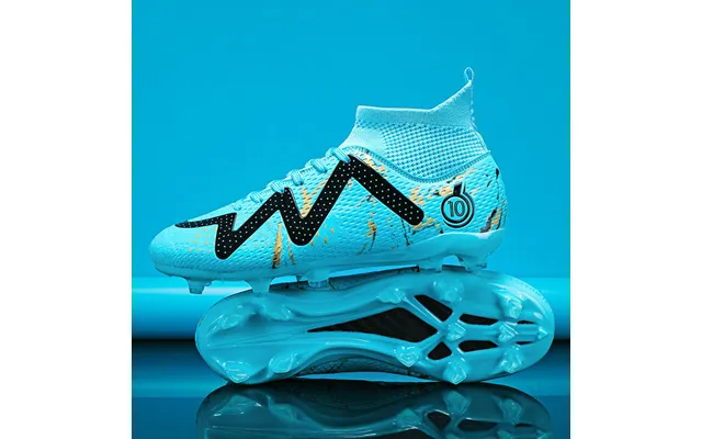 Football Shoes Male High Top Adult Teen Student Broken Nails Outdoor Grass Spike Training Sneakers