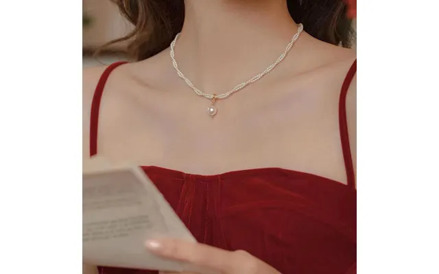 French Court Pearl Necklace Women's Light Luxury All-match Elegant High-grade Niche Design Sense Clavicle Chain Jewelry 
