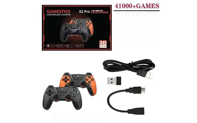 Frog X2pro Wireless Retro Game Console With Dual 2.4g Controllers - Hdmi Output