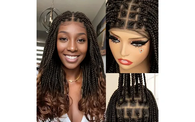 Full Lace Hand Woven French Curly Wig - Three Strand Braid, Natural Look & Comfortable Fit