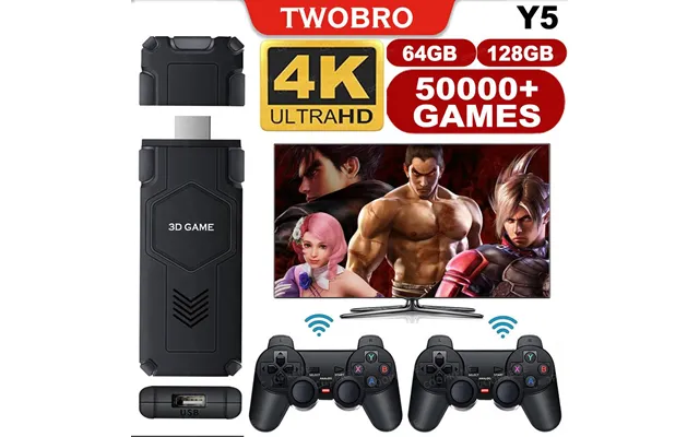 Game Console Y5 High-definition 4k Home Hdmi Tv Psp Simulator 2
