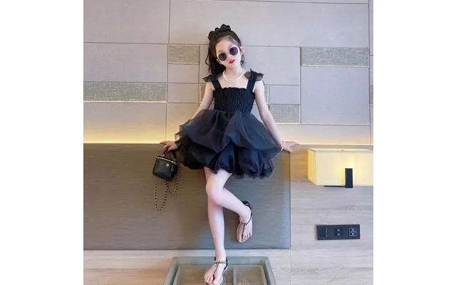 Girls 2025 Summer New Children's Skirt Little Girl Sling Tutu Dress Baby Princess Dress