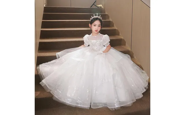 Girls' Princess Dress For Wedding Dresses Children's Summer Performance Costumes Toddler Flower Girl Outfits 3-7 Years