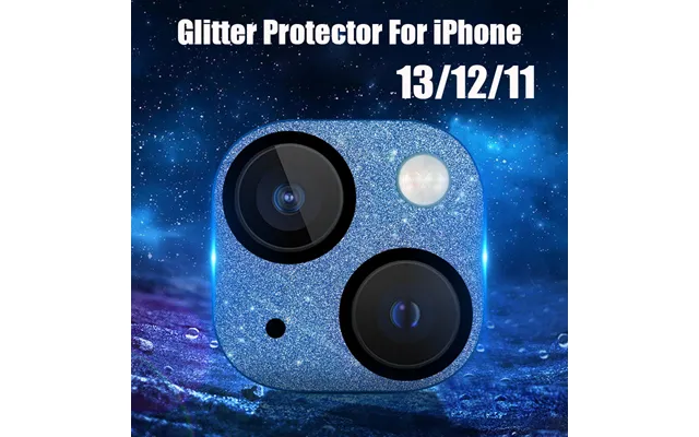 Glitter Camera Tempered Glass Screen Protector For Iphone 12 13 Pro Max Mini Diamond Camera Lens Protector For Iphone 11
