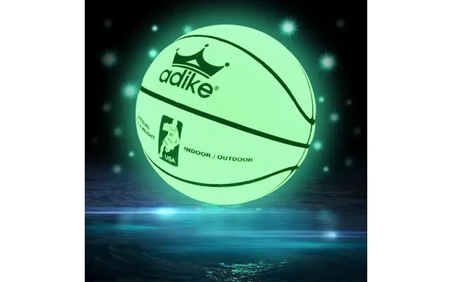Glow In The Dark Basketball Size 7 Fluorescent Pu Basketball In Red Yellow Blue Green Durable Outdoor Sports Ball