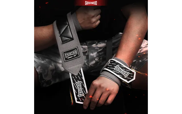 Gounod New Sports Winding Wristband Fitness Weightlifting Horizontal Bar Deadlift Anti-sprain Support Stable Protection 