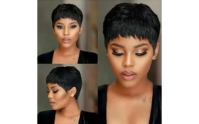 Hair Extensions Wigs Wig Female Short Hair Wig Full Real Hair Wig Full Head Cover Humanhairwigs