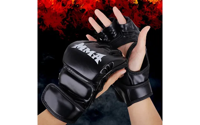 Half Finger Boxing Gloves Adult Children Sanda Muay Thai Fighting Boxing Gloves Men And Women Music Wall Target Hand Tar