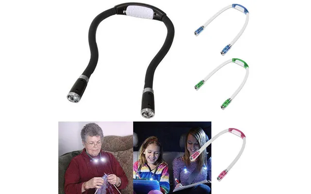 Handsfree Led Neck Light Portable Usb Rechargeable Hug Reading Lamp Novelty Led Night Light Flashlight Camp