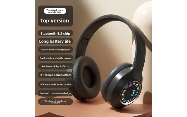 Headphones Over-ear Wireless Bluetooth Deep Bass Music Compatible With Vivo Huawei Oppo Universal