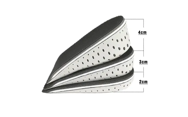 Height Increasing Insoles For Men And Women - Thickened Invisible 234cm Sports Transparent Silicone Half Pad Inner Heigh