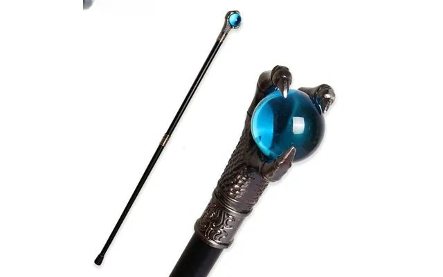 High Quality Dragon Claw With Lake Blue Ball Man Fashion Party Walking Canes Women Elegant Vintage Cosplay Walking Cane 