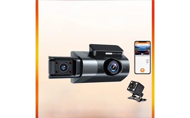 High-definition 1080p Three-recording Driving Recorder Multi-lens Panoramic Parking App Interconnected Monitoring Vehicl
