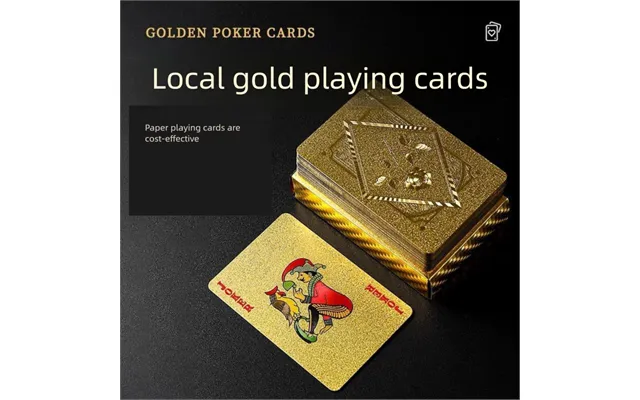 High-end Playing Pvc Plastic Waterproof Black Gold Poker Adult High-value Thickened Cards Dou Dizhu Wholesale