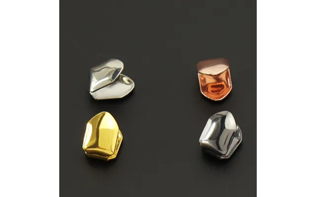 Hip-hop Big Gold Teeth Electroplated Real Gold Dentures Single Glaze Teeth Grillz