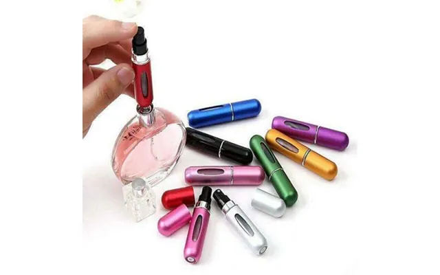 Hislaves 3pcs 5ml Mini Refillable Empty Perfume Atomizers Spray Bottles Scent Pump Cases