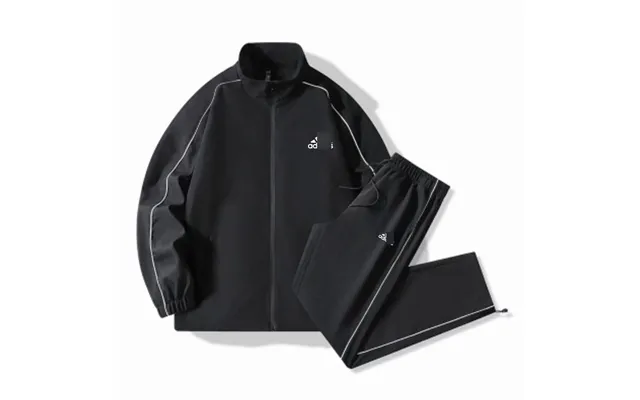 Hochwertige Trainingsjacke Mit Paspelierung Sportliche Herrenjacke Mit Stehkragen - Durchgehendem Reißverschluss Und Spo