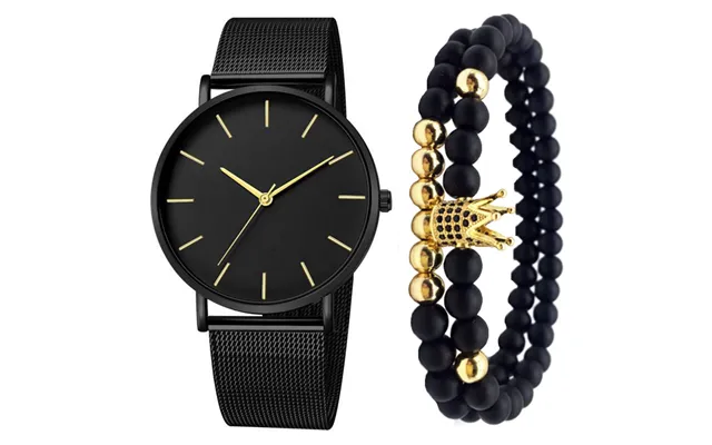 Hot Sale Korean Style Simple Fashion Men's Watch Men's Watch Mesh Belt Steel Belt Quartz Watch