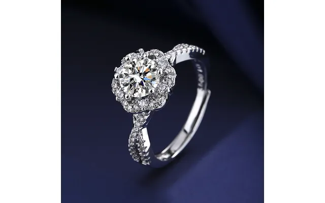Hot Selling Fashion Open Mouth Design In Japan And South Korea - Micro Inlaid With Diamond Button Wall Plum Blossom