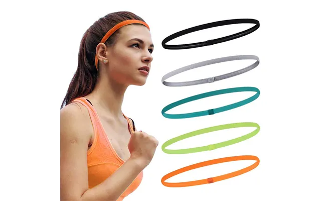Hot Selling Men And Women's General Anti-slip Silicone Strip Sweat Guide Sports Headband Simple Fitness Yoga Running Foo