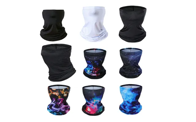 Ice Silk Sunscreen Mask Summer Men Women Riding Magic Headband Outdoor Sports Dust And Wind Proof Neck Cover