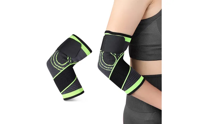 In Stock Breathable Nylon Knitted Elastic Pressurized Elbow Protector Elastic Pressurized Sports Elbow Protector Skin Br