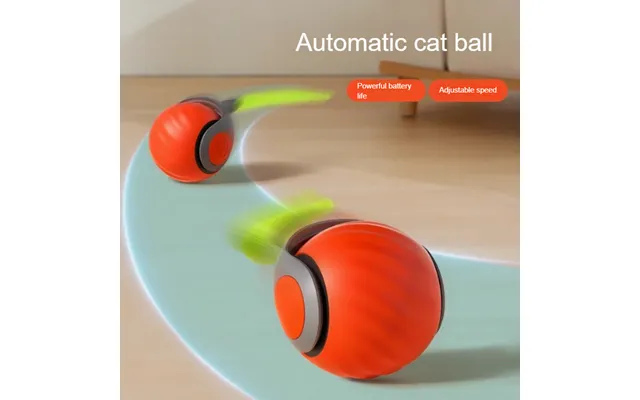 Interaktives Ballspielzeug Für Katzen - Automatischer Rollender Ball Mit Kunstschwanz