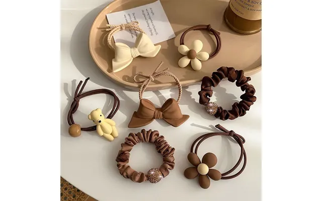Internet Celebrity Simple Hair Ring Elegant Head Rope Women's Rubber Tendon Ponytail High Elastic Durable Hair Rope