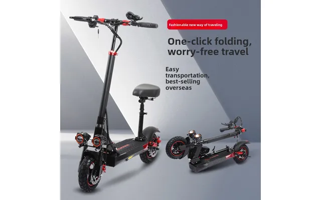 J01 Off-road Dual Shock Absorption With Seat - Foldable Electric Scooter