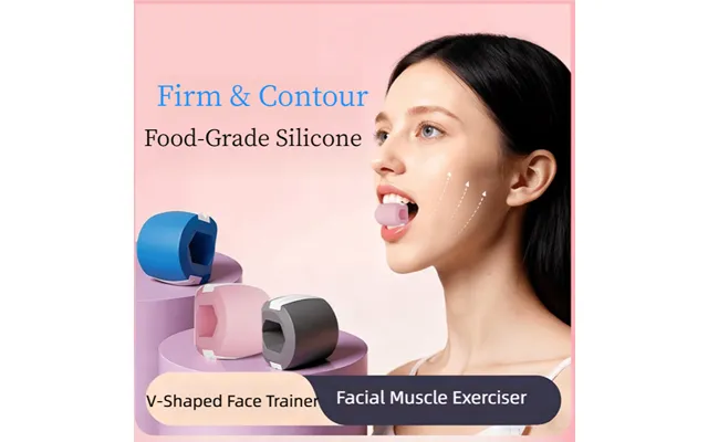 Jawline Exerciser - Silicone Face Yoga Muscle Trainer, Double Chin Reducer & Jaw Shaper For Defined Facial Contours
