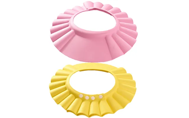 Jinleiou Adjustable Baby Kids Children Shampoo Shield Bathing Shower Wash Hair Cap Hat