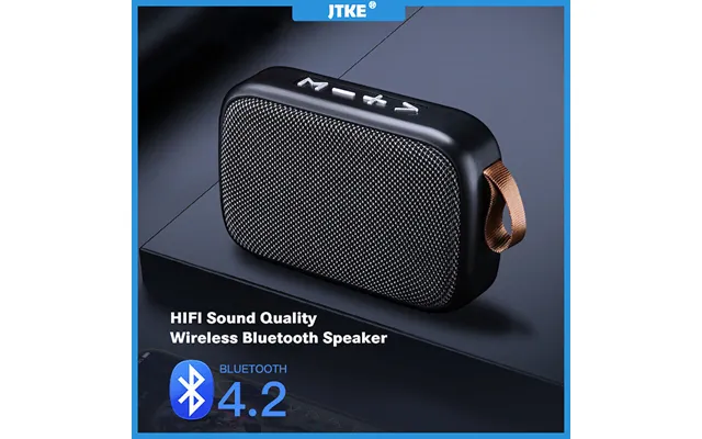 Jtke Portable Wireless Bluetooth Speaker 3d Stereo Music Surround External Loudspeaker Fm Music Player Support Tf Card