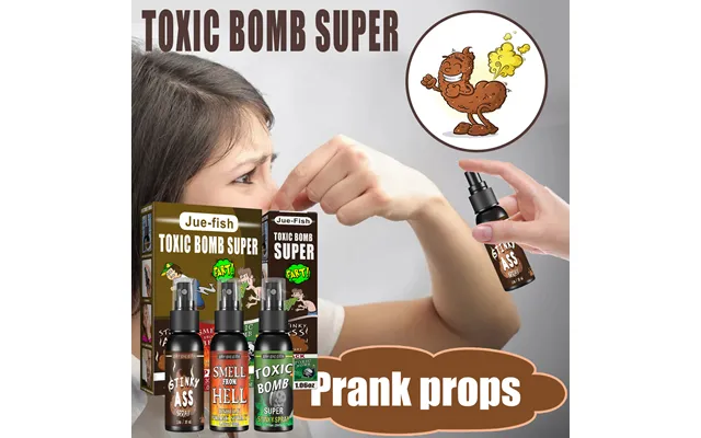 Jue Fish Spray Toy Spoof Stink Fun Shit Hell Bomb