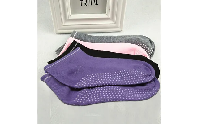 Kaou Ankle Socks Elastic 3d Pvc Particle Cotton Yoga Toe Socks For Home