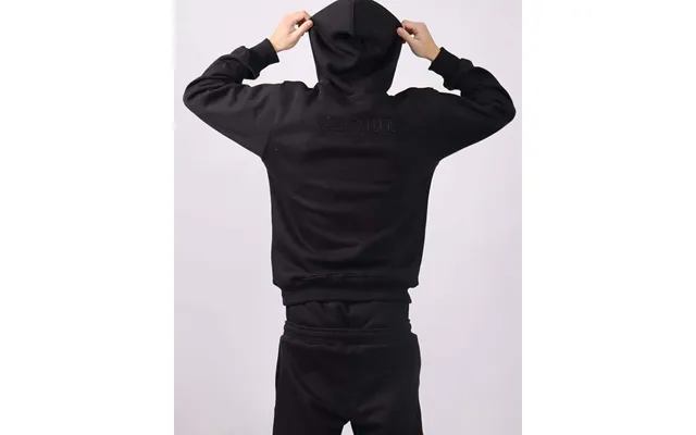 Kapuzenpullover & Hose Set Unisex Besticktes Freizeit-zweiteiler-outfit Schwarz Rosa - S-xxxl Vielseitige Farboptionen